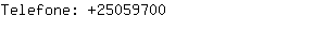 Telefone: 2505....