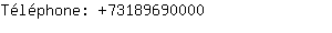 Téléphone: 7318969....