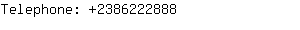 Telephone: 238622....