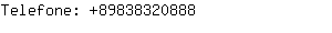 Telefone: 8983832....