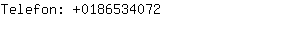 Telefon: 018653....