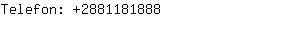 Telefon: 288118....