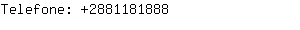 Telefone: 288118....