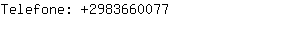 Telefone: 298366....