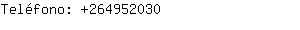 Teléfono: 26495....
