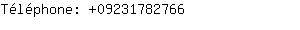 Téléphone: 0923178....