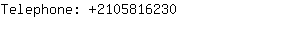 Telephone: 210581....