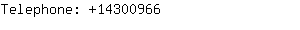 Telephone: 1430....