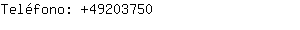 Teléfono: 4920....