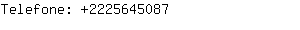 Telefone: 222564....
