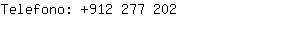 Telefono: 912 277....
