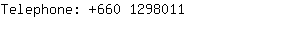 Telephone: 660 129....