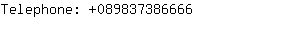 Telephone: 08983738....