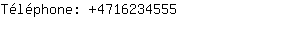 Téléphone: 471623....