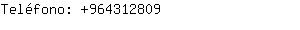 Teléfono: 96431....