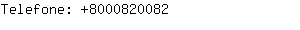 Telefone: 800082....