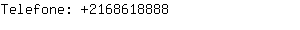 Telefone: 216861....