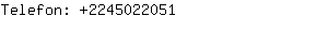 Telefon: 224502....