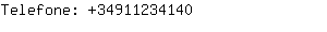 Telefone: 3491123....