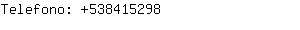 Telefono: 53841....