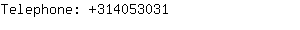 Telephone: 31405....