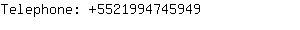 Telephone: 552199474....