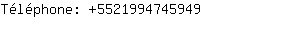 Téléphone: 552199474....