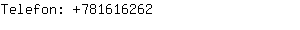 Telefon: 78161....