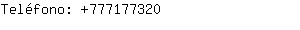 Teléfono: 77717....