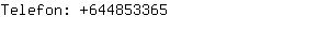 Telefon: 64485....