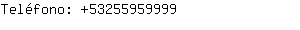 Teléfono: 5325595....