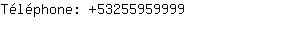 Téléphone: 5325595....