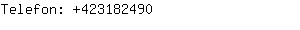 Telefon: 42318....