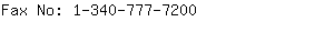 Fax No: 1-340-777-....