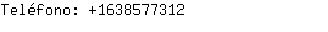 Teléfono: 163857....