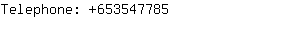 Telephone: 65354....