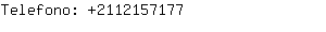 Telefono: 211215....