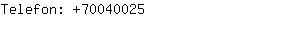 Telefon: 7004....