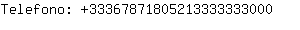 Telefono: 3336787180521333333....