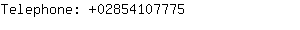 Telephone: 0285410....