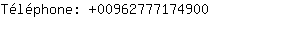 Tlphone: 0096277717....
