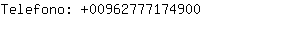 Telefono: 0096277717....