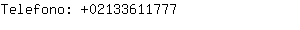 Telefono: 0213361....