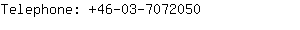 Telephone: 46-03-707....