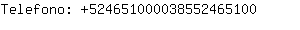 Telefono: 52465100003855246....