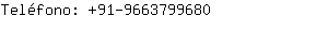 Teléfono: 91-966379....