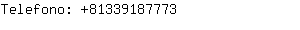 Telefono: 8133918....