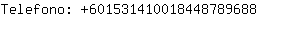 Telefono: 60153141001844878....