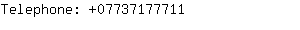 Telephone: 0773717....