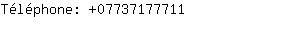 Tlphone: 0773717....